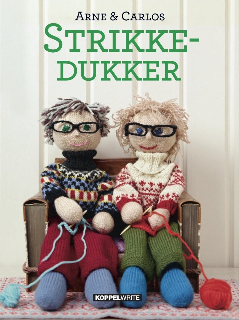 Strikkedukker - Arne & Carlos - Bog