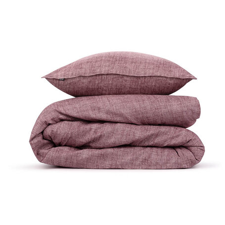 Dekbedovertrek Lino - Wine Red