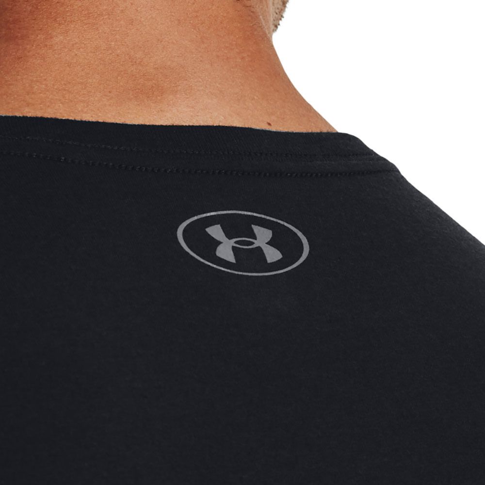 Under Armour BIG LOGO FILL - Tee-shirt Homme noir