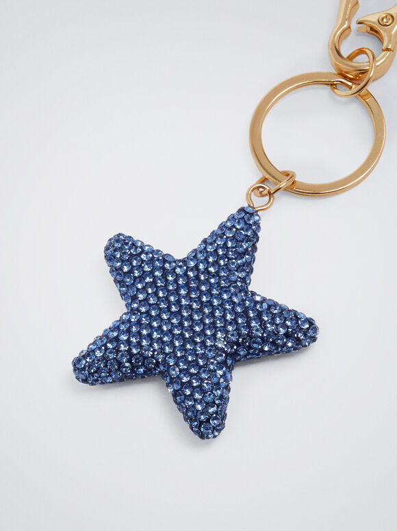 Chaveiro Estrela - Azul