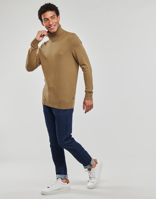 Jack & Jones - JJEEMIL KNIT ROLL NECK - Beige