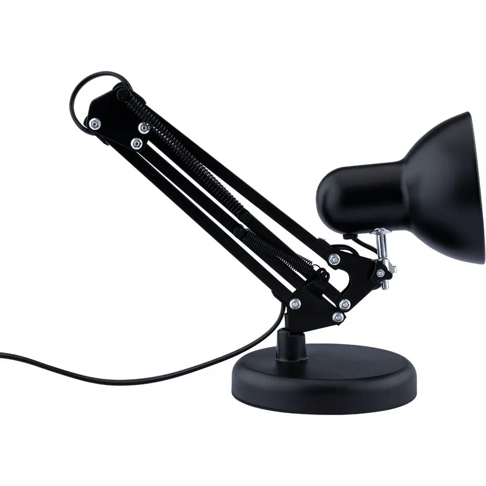 Bureaulamp - Verstelbaar - Retro - Klassiek - 1x40 watt - Zwart