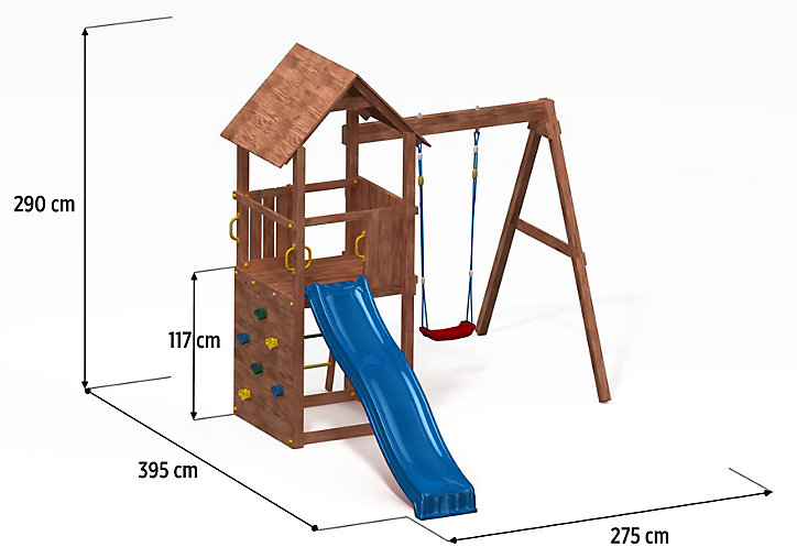 Aire de jeux pour enfants Carol 2 FUNGOO