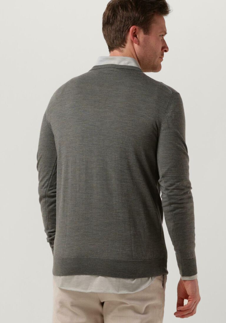 PROFUOMO groene profuomo trui pullover crew neck