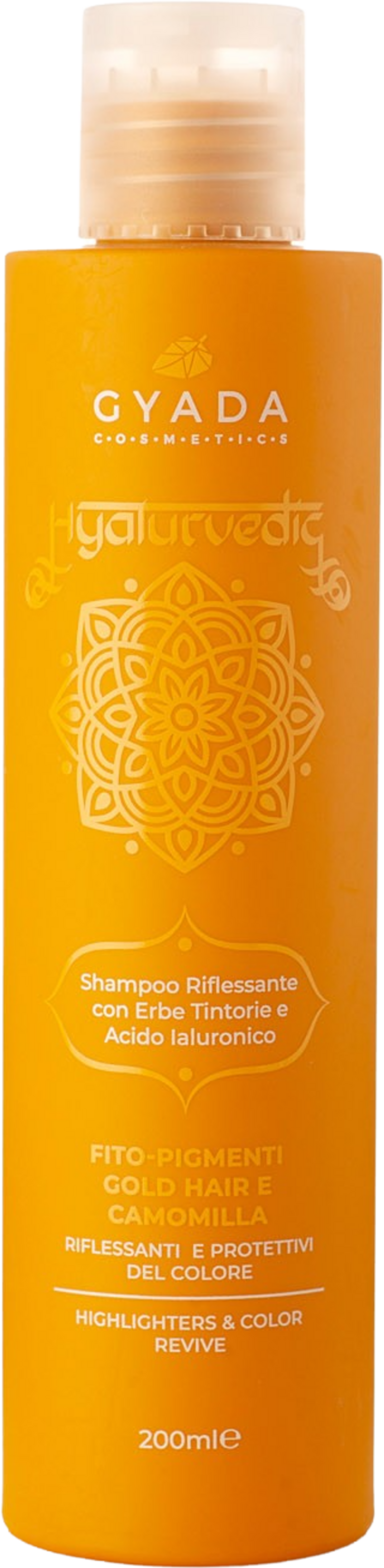 GYADA Cosmetics  Hyalurvedic Farbglanz-Shampoo Gold Hair, 200 ml