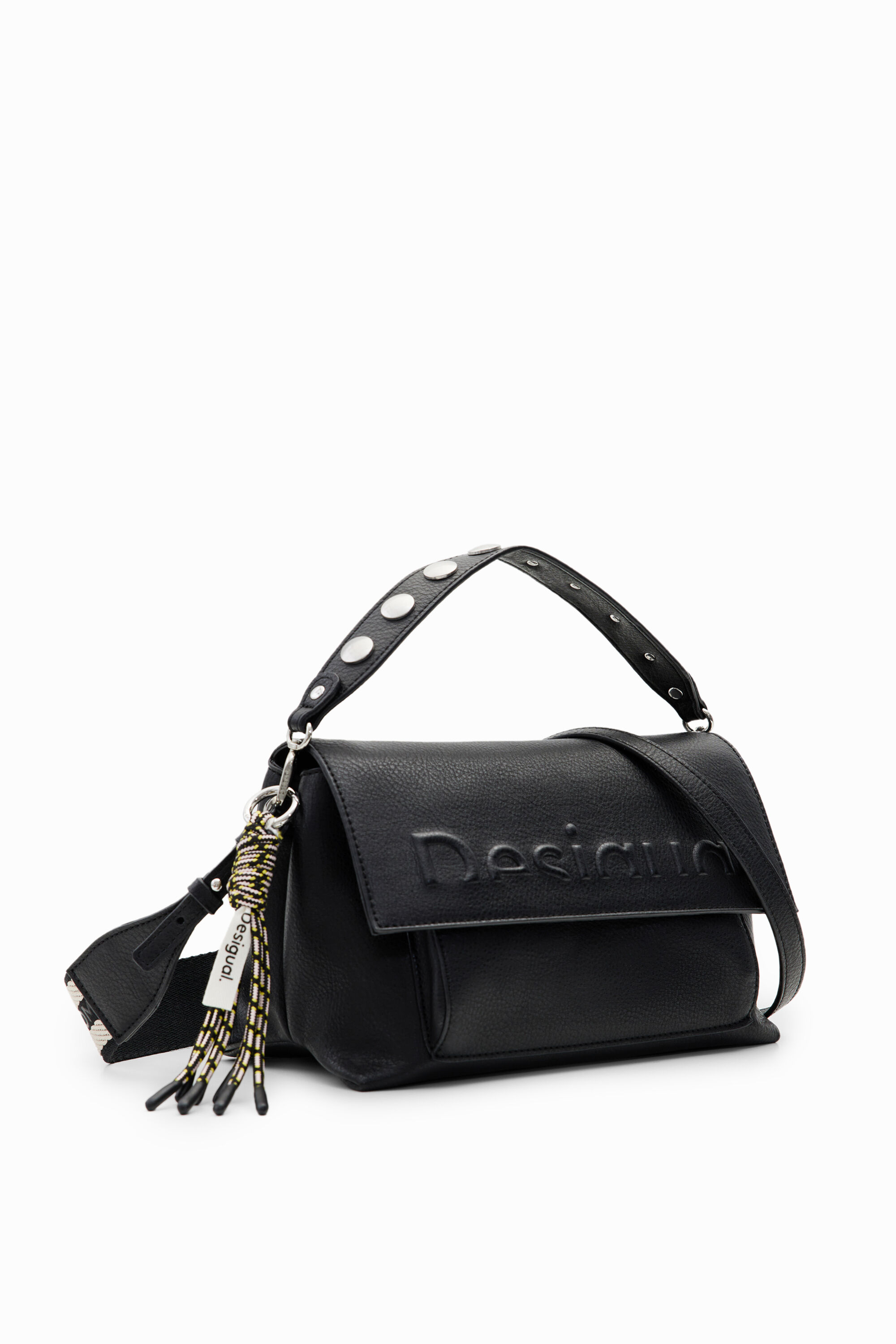 Sac à bandoulière moyen demi-logo