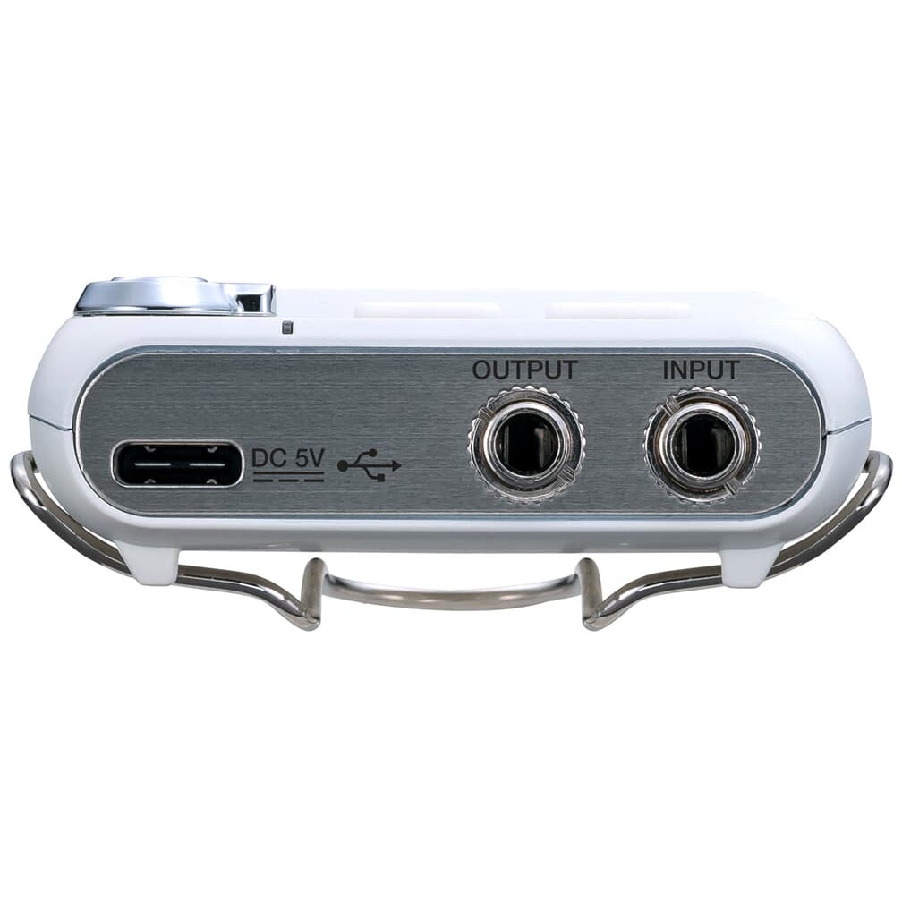 Zoom F2-BT White recorder met dasspeldmicrofoon