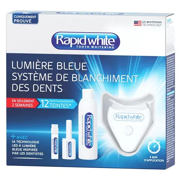 Sistema de clareamento dental RapidWhite com luz azul