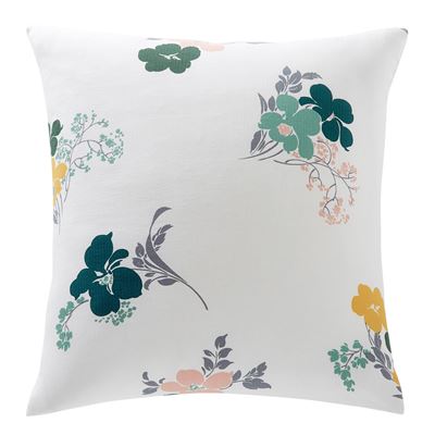 Linge de lit en gaze de coton à fleurs - BECQUET CRÉATION