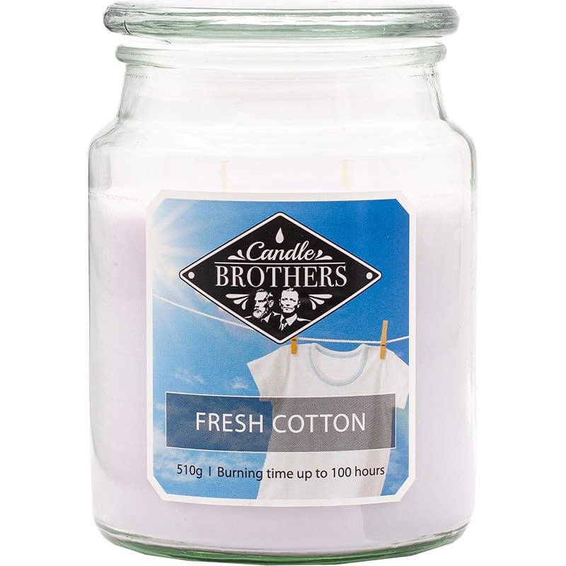 Bougie parfumée - Fresh Cotton - Jasmin & fleur de coton - 510 g