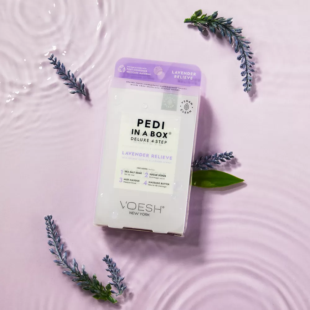 VOESH Pedi in a Box Lavender Relieve - 1 stk.