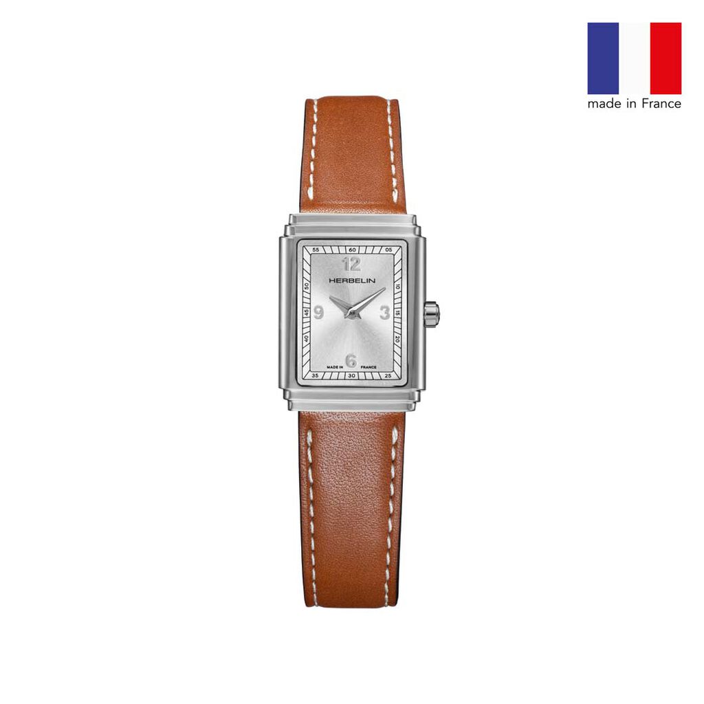 Montre Michel Herbelin Art Deco Argenté