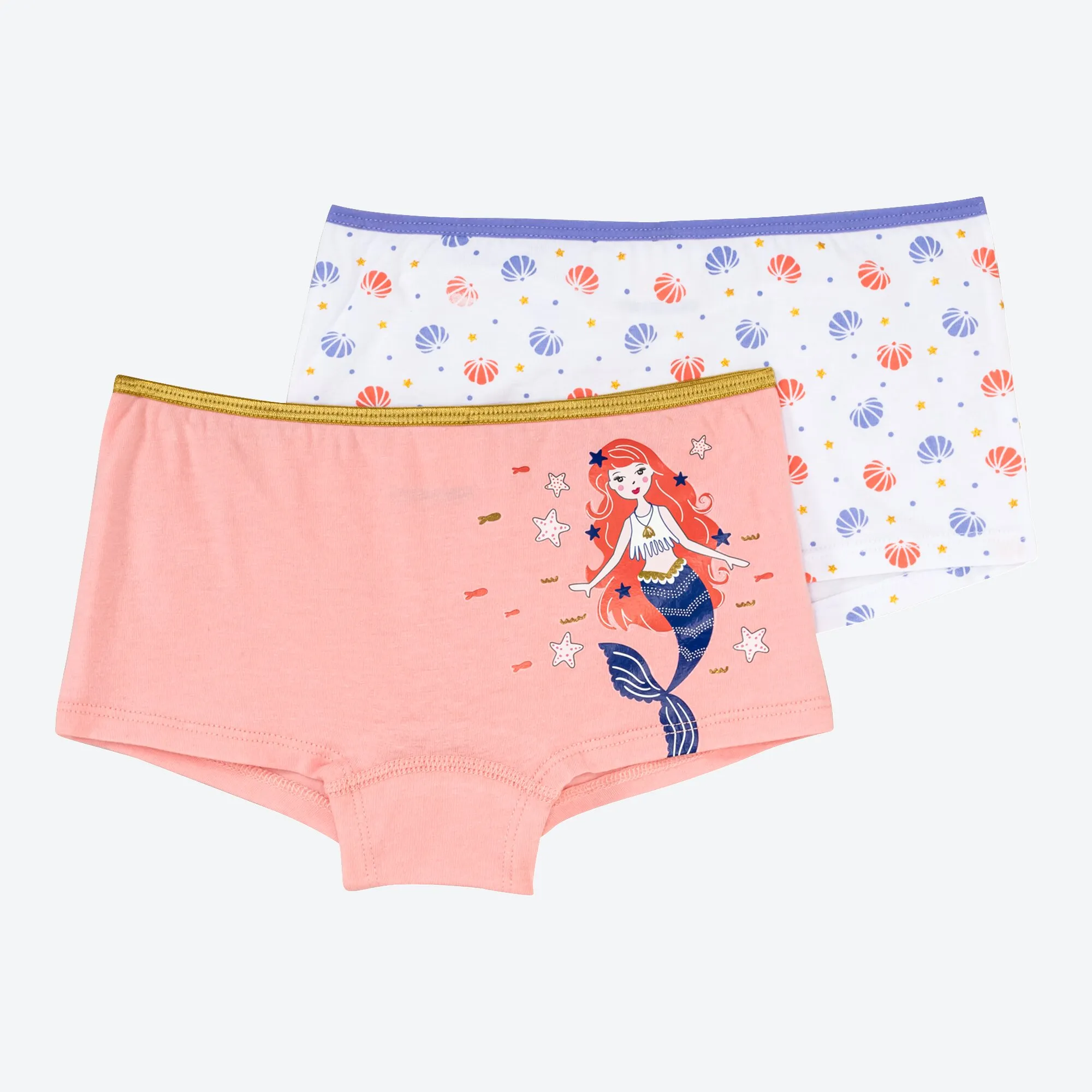 Kinder-Mädchen-Panty in süßem Design, 2er-Pack