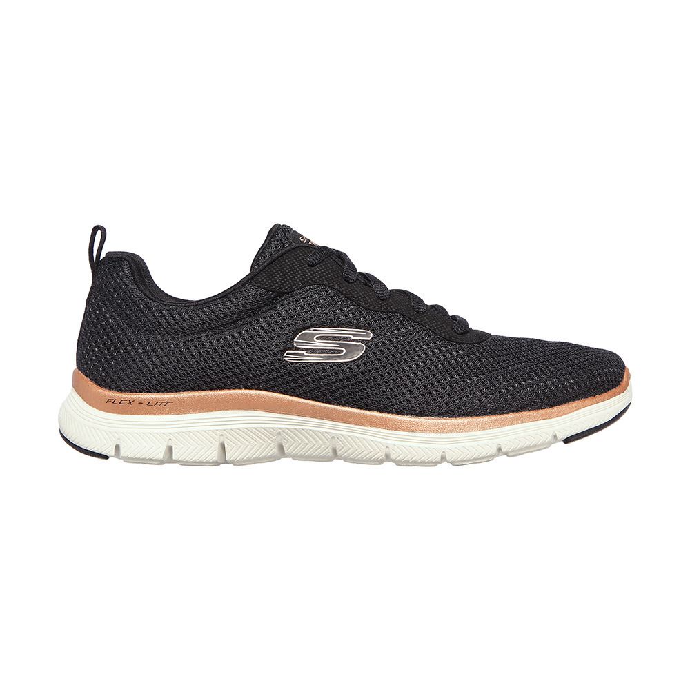 Skechers FLEX APPEAL 4.0-BRILLIANT VIE - Chaussures training Femme black/rose gold