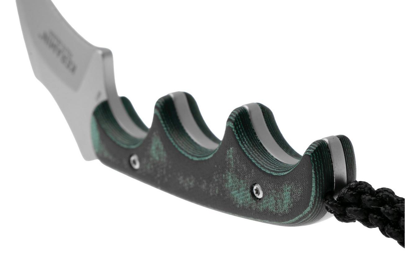 CRKT Keramin, Green Black, 2389 nekmes, Alan Folts design