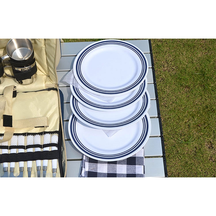 26in1 Outdoor Picknick Camping Rucksack für bis zu 4 Personen - Blau