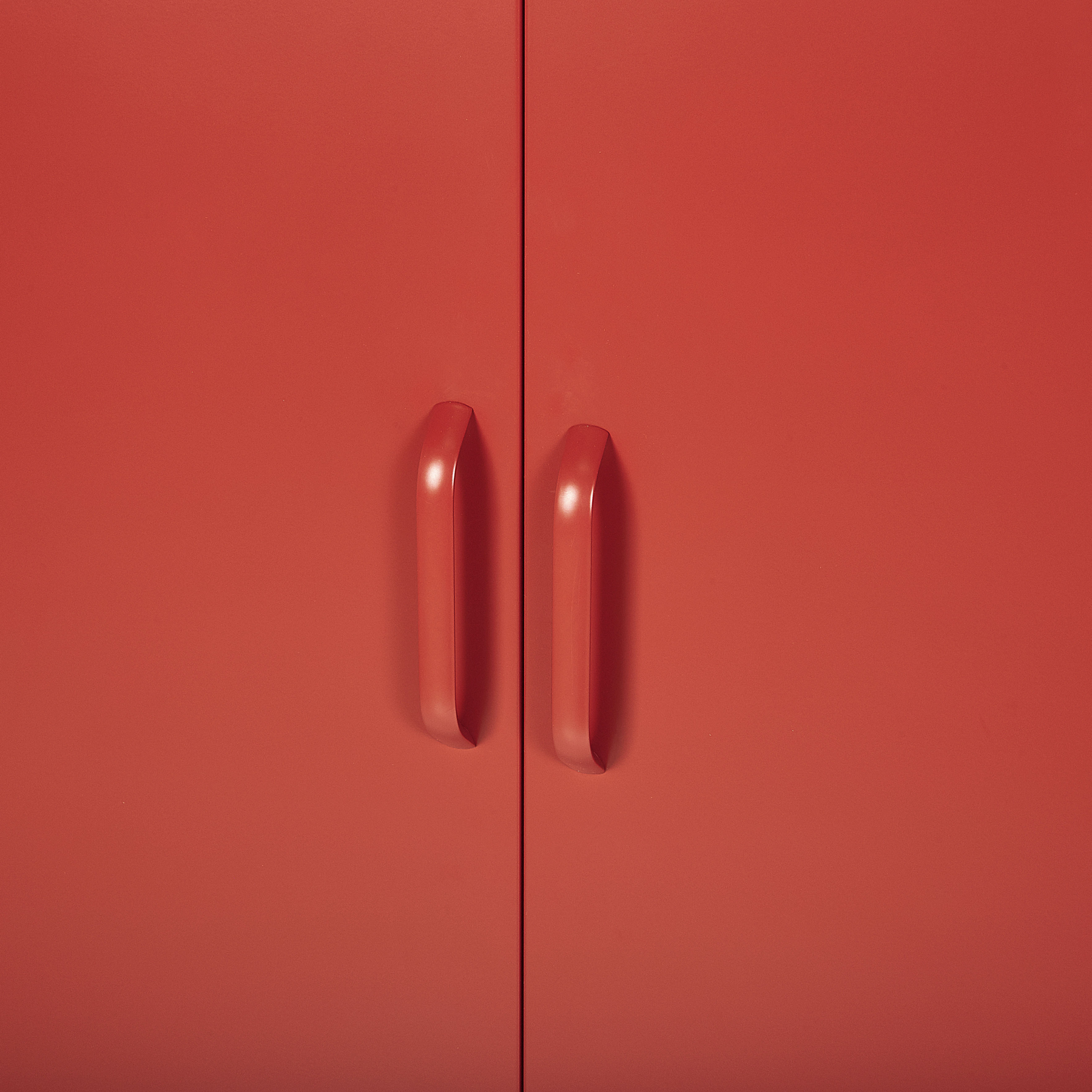 Beliani - VARNA - Kantoorkast - Rood - Staal