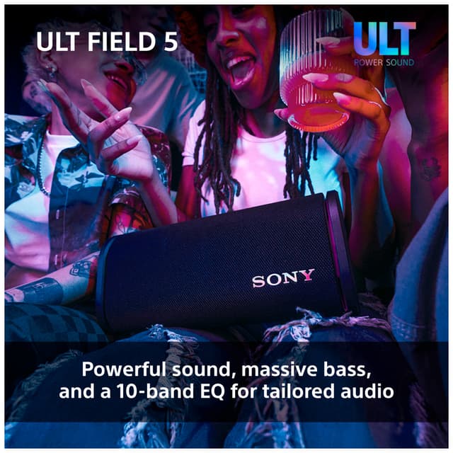 Sony ULT Field 5 bærbar højtaler (sort)