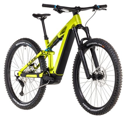 VTT Électrique Tout-Suspendu Cube Stereo Hybrid One44 HPC Race 800 Shimano Deore XT 12V 800 Wh 27.5'' Vert Flash Lime 2025
