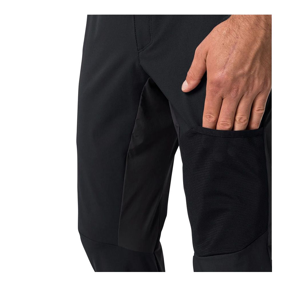 Vaude SCOPI III - Pantalon Homme black/yellow