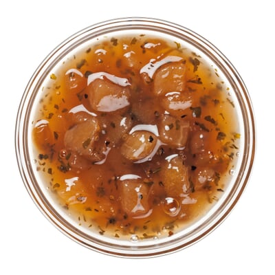 Birne-Berberitze-Chutney