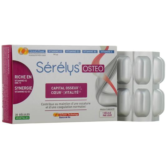 Serelys Osteo Capital osseux, cœur, vitalité - Complément alimentaire