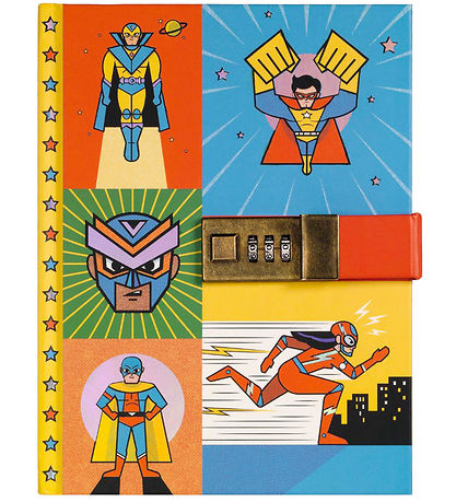 Djeco Dagbog m. Kodel?s - Ben Newman - Superhelte