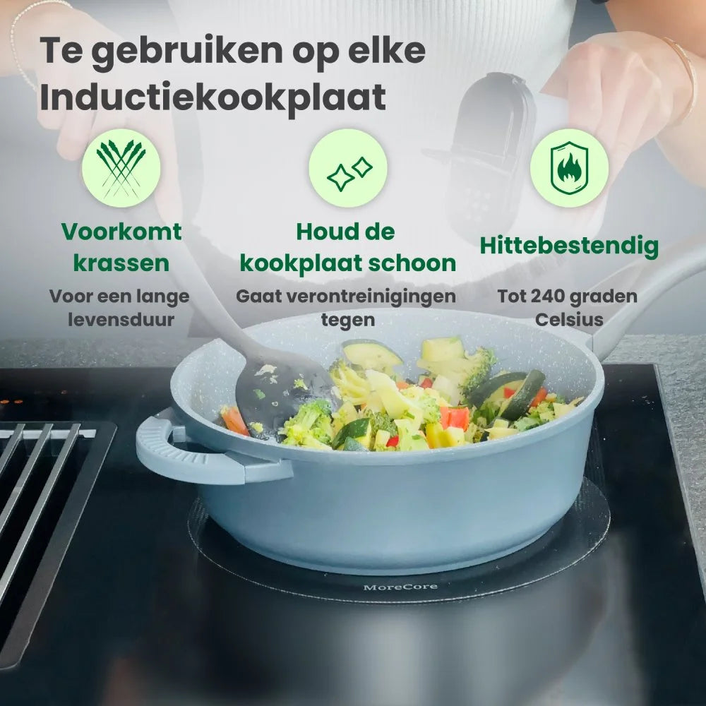 MoreCore Inductie beschermers 6-delig