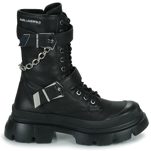 Karl Lagerfeld - TREKKA MAX Hi Buckle Boot Negro