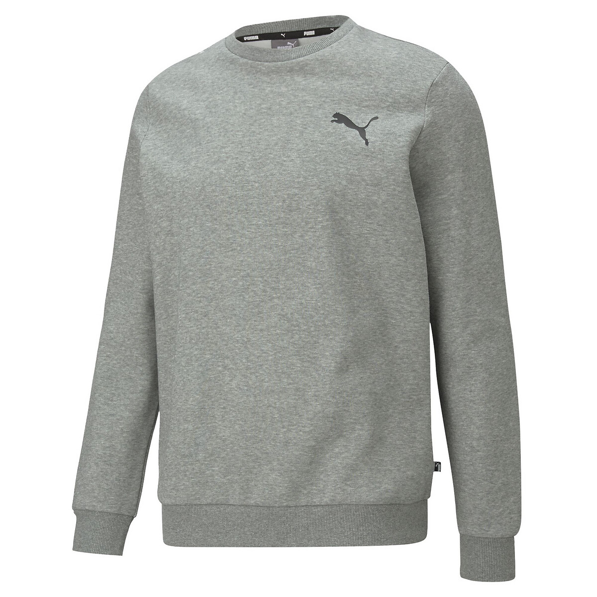 PUMA<br>Suéter de gola redonda com logo pequeno essencial