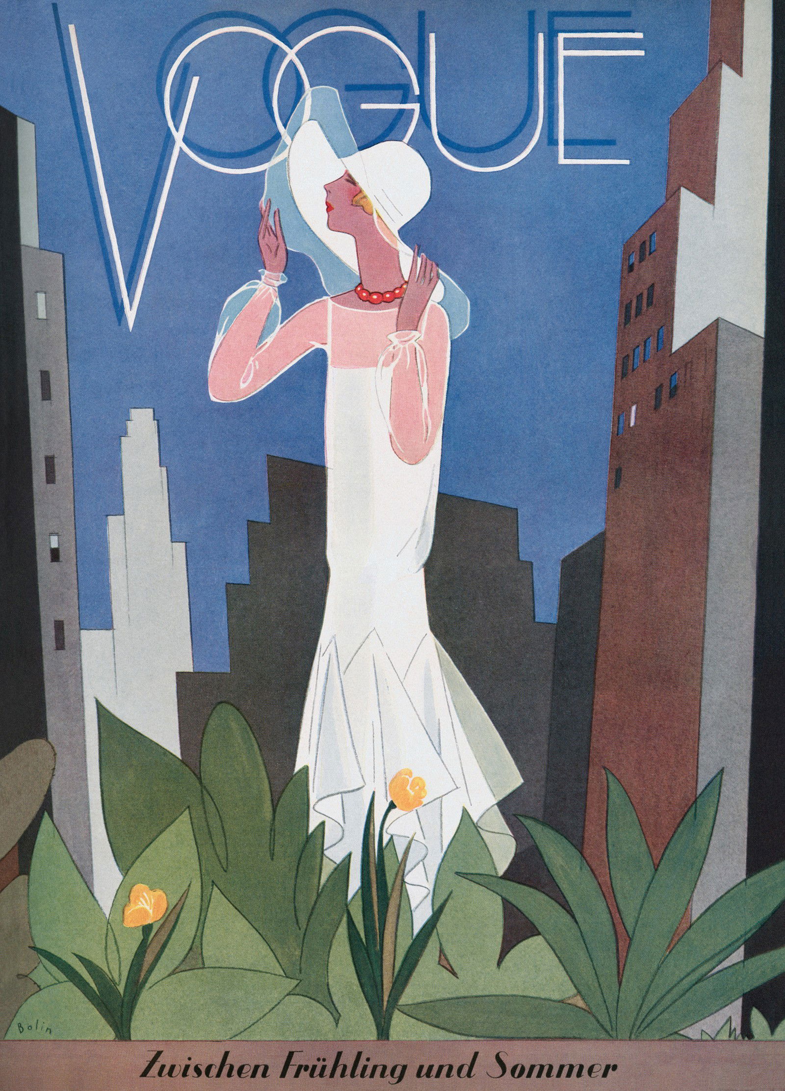 Cover, William Bolin I by German Vogue Collection - Limited Edition. Edition of: 100. Archive Stamp.