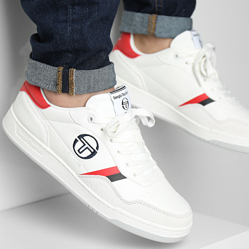 Baskets Roma STM0005S White Red