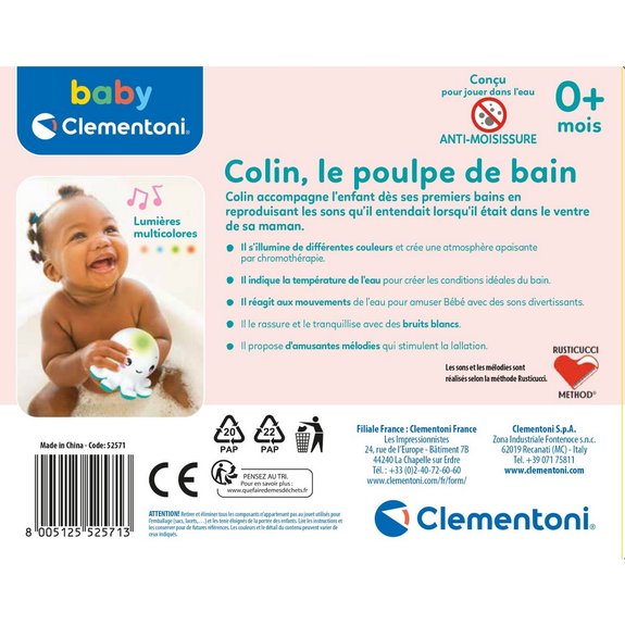 Colin le poulpe de bain