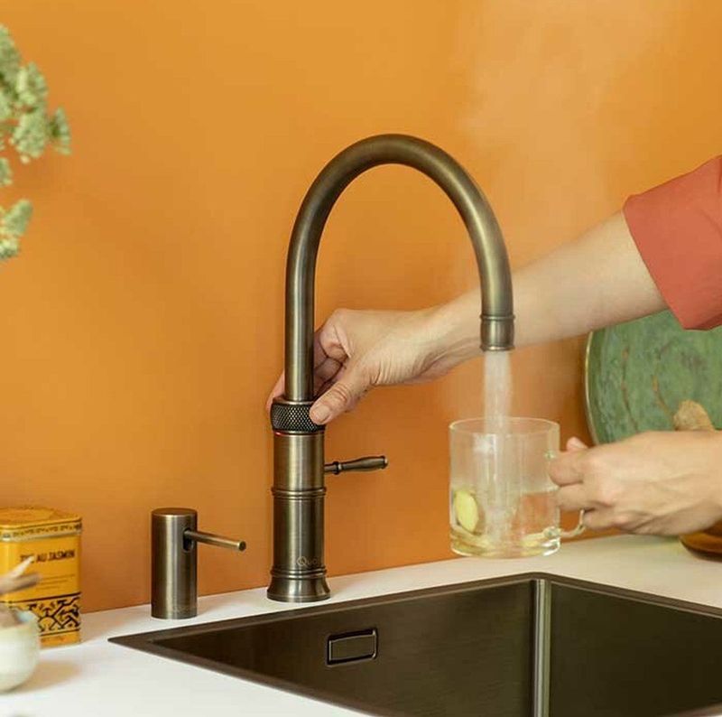 Quooker - COMBI Classic Fusion Round - Keukenboilercombinatie - RVS