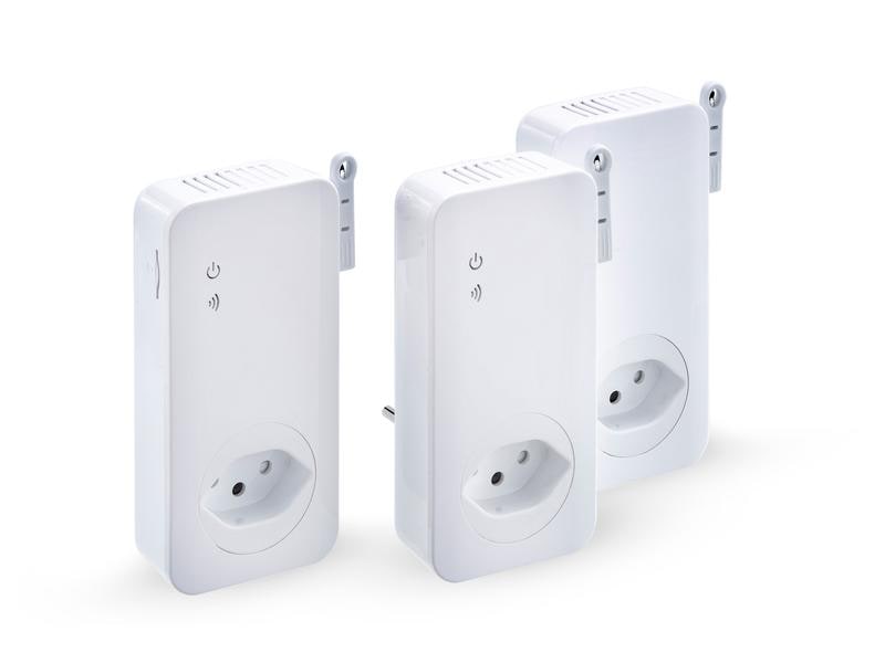 Elbro SMS-Butler-Mobil Set 1x Master, 2x Slave SMS-Steckdose, SMS-Zwischenstecker, Fernschaltungsmodul, Remotesteuerung, Fernschaltung