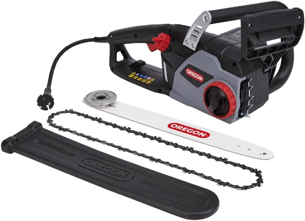 OREGON CS1400 - 2400W leistungsstarke Kettensäge Elektrisch mit 40 cm Kettenführung, 230-V-Motor, ControlCut-Technologie, Kabelgebundene Kettensäge Elektro, Leise und Leicht, 3 Jahre Garantie
