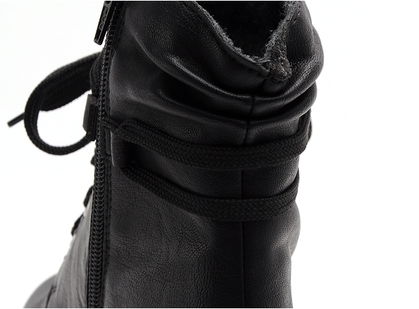 Rieker boots bottine plates femme 71218 noir