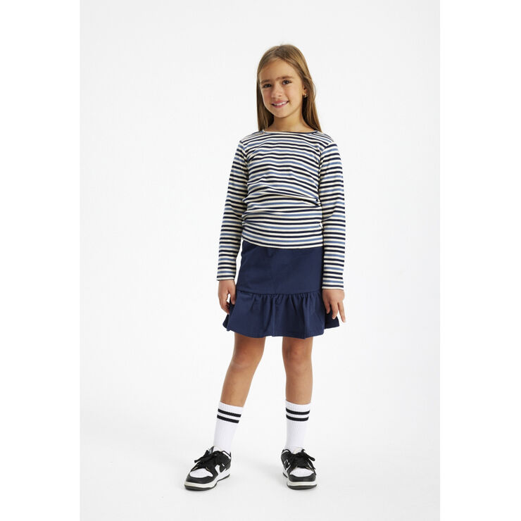 The New TNLena L_S Rib Tee Navy blazer
