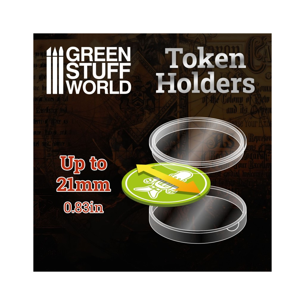 Capsules pour Jetons 21mm