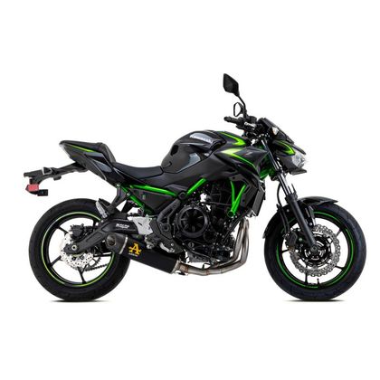 Ligne Complète Arrow Indy race Alu Dark embout carbone - Noir