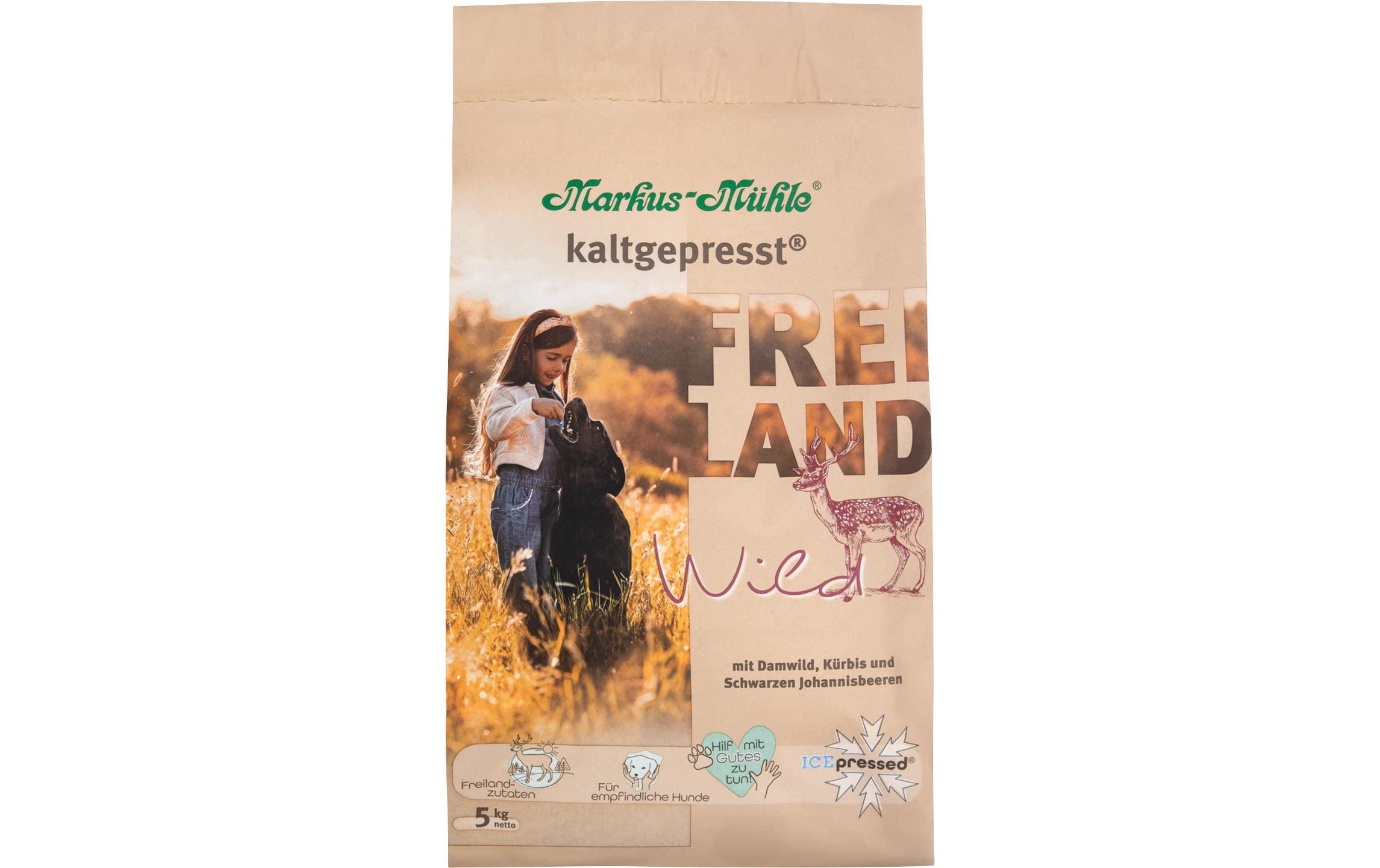 Trockenfutter Dog Freiland Wild 5 kgAlleinfuttermittel für Hunde
