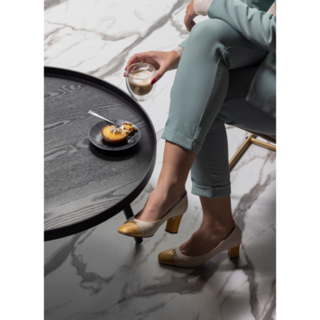 WOOOD bijzettafel Mesa XL rond zwart