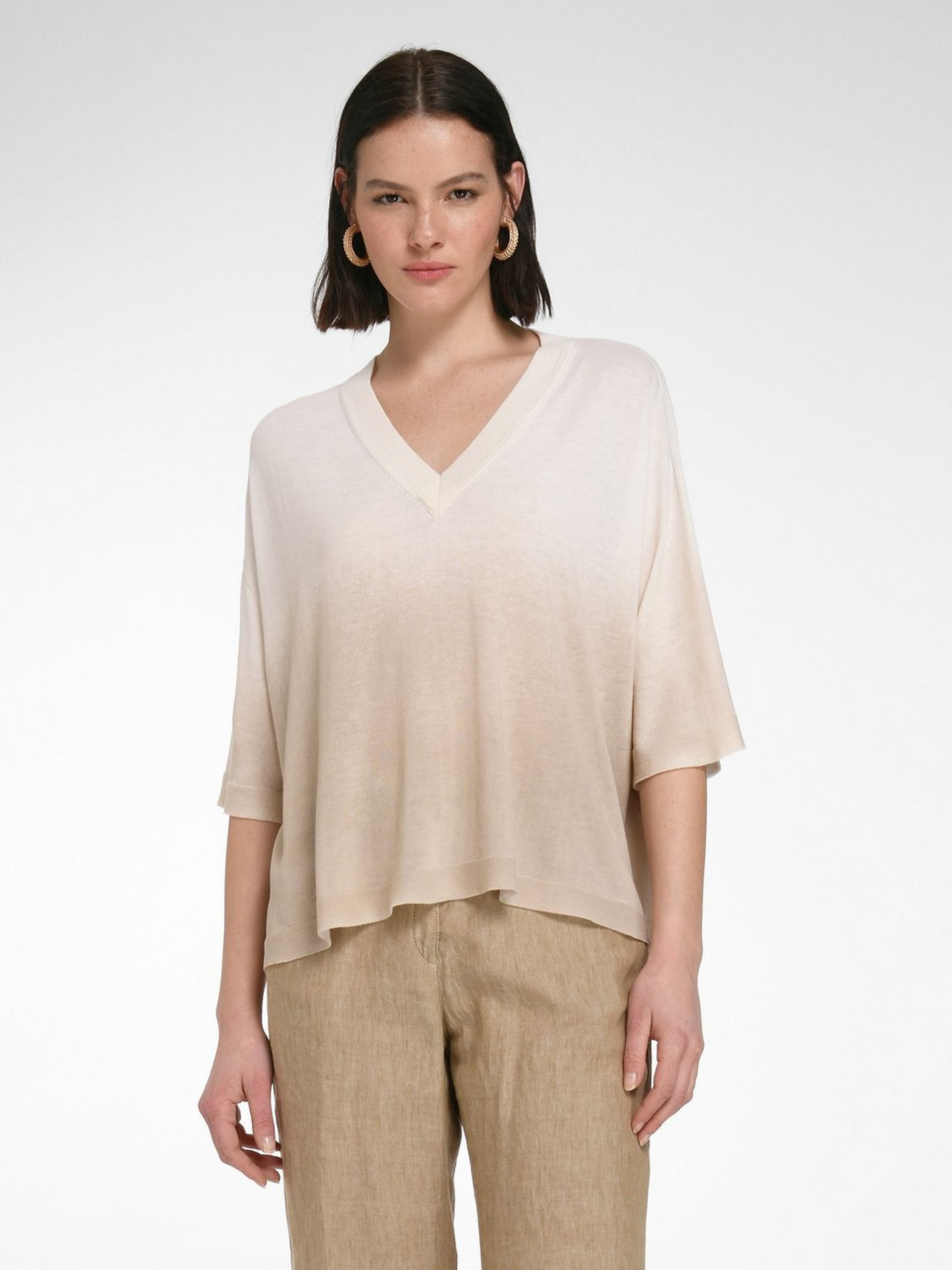 Pullover mit V-Ausschnitt