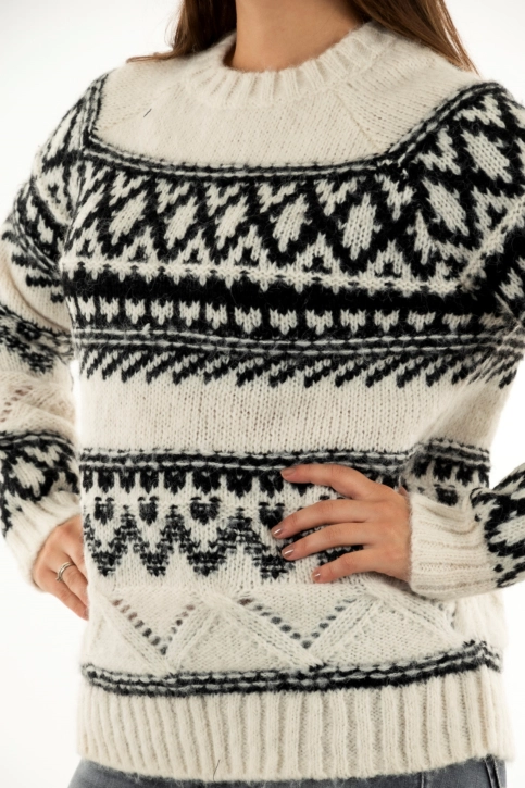 Pull hiver only shirly birch black