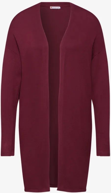 Street One Dames Lang vest in Rood, in size: 34