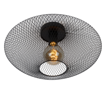 Lucide Mesh Plafonnière zwart
