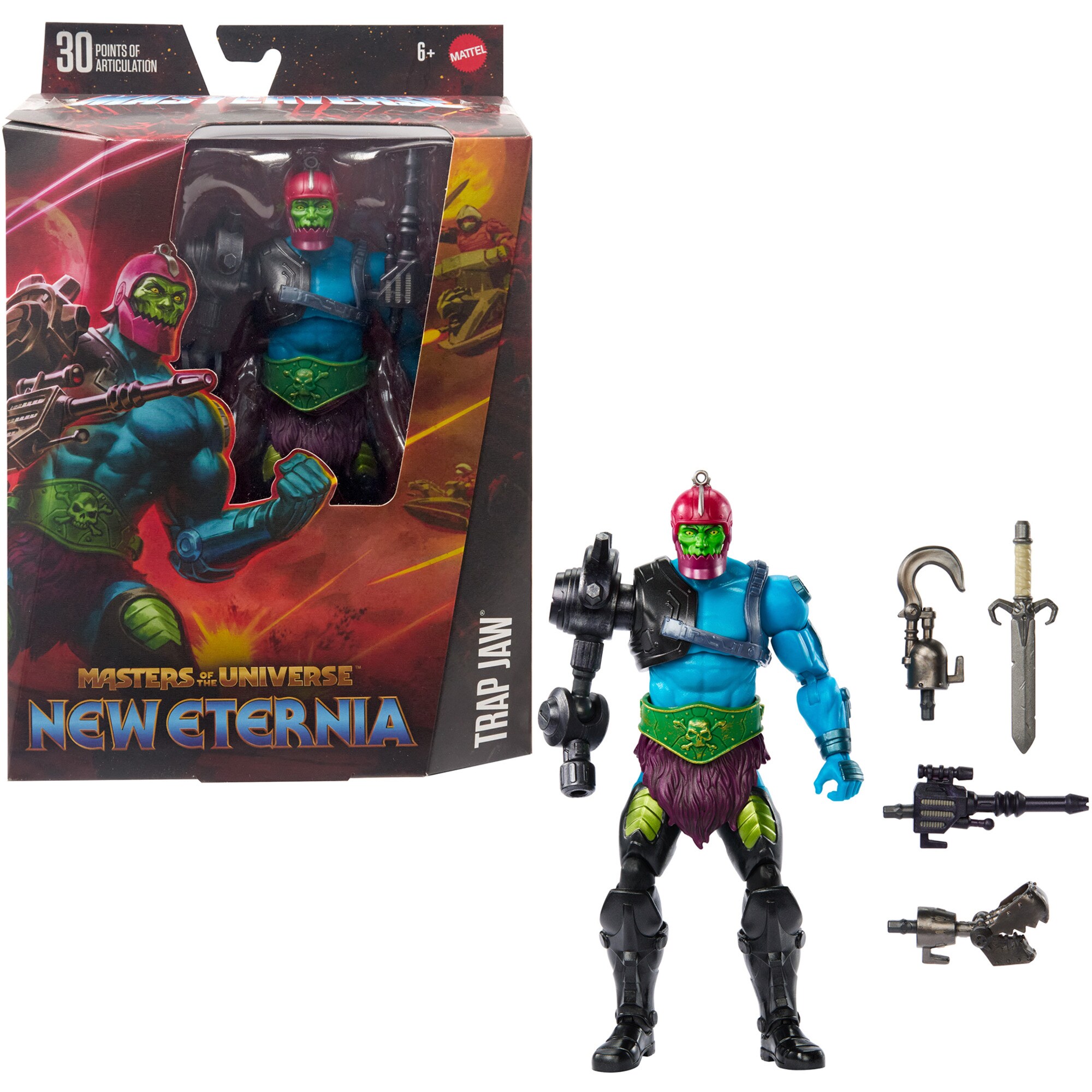 Mattel Spielfigur Masters of the Universe Masterverse Trap Jaw