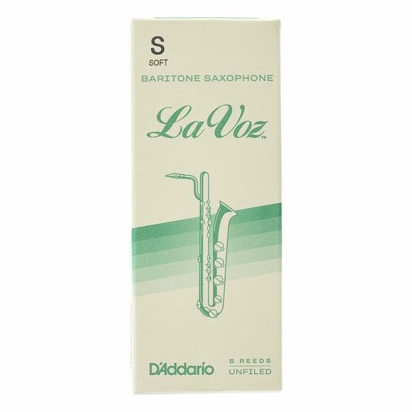 DAddario Woodwinds La Voz Baritone Sax S