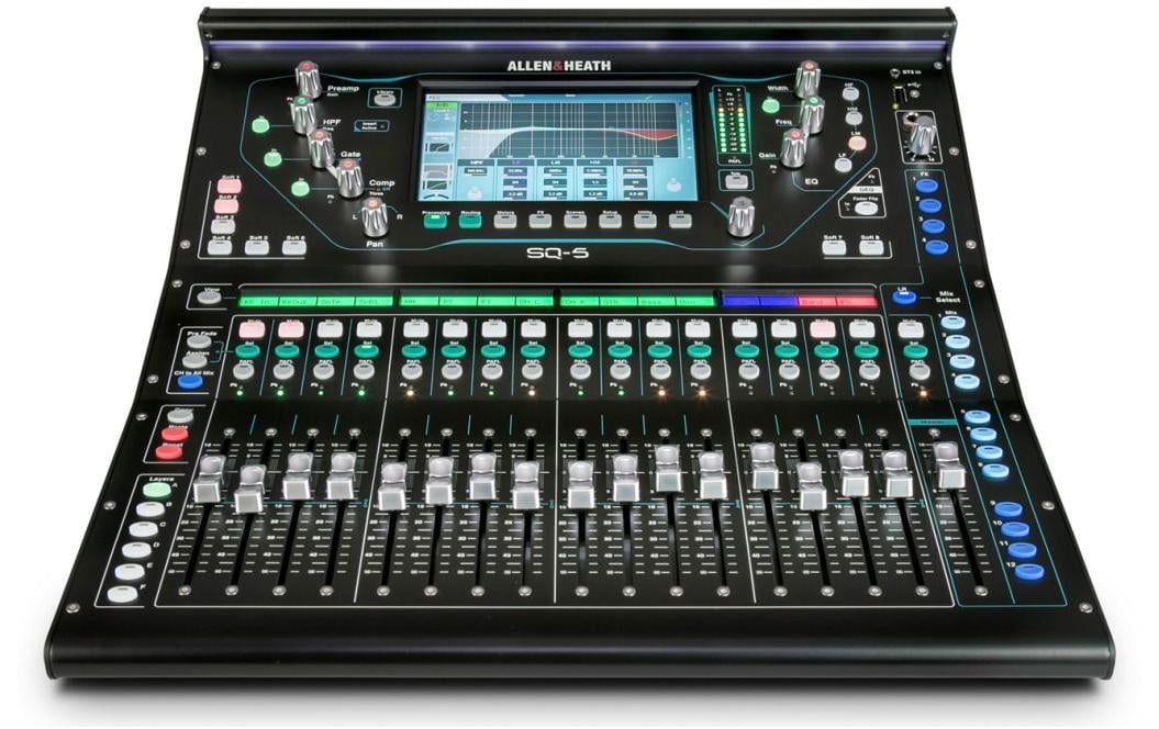 Mischpult SQ-5<br>Digitaler Mixer mit 48 Kanälen und 36 Bussen