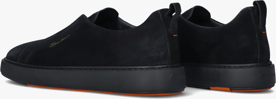 blauwe santoni lage sneakers 21995